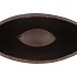 BALI INDONESIAN GREY BOWL OVL 39X19X27CM