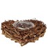 WREATH ROOT HEART NAT 30X10CM NM