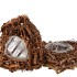 WREATH ROOT HEART NAT 40X10CM NM