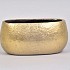 18241 tsjita goud pot ovaal 27x16x13cm