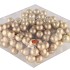 GLASS BALL COMBI CHAMPAGNE 25MM P/144