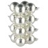 GLASS BALL MATT SILVER 80MM P/16 NM