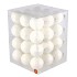 GLASS BALL SHINY WHITE 57MM P/36