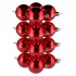 GLASS BALL SHINNY RED 80MM P/16 NM
