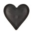 MELAMINE GREY BOWL HEART 22X20X7,5CM