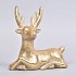 18439 deer goud liggend 21x10x22cm
