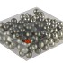 GLASS BALL GRANITE GREEN 20MM P/144