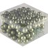 GLASS BALL GRANITE GREEN 25MM P/144