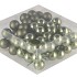 GLASS BALL GRANITE GREEN 30MM P/72