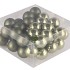 GLASS BALL GRANITE GREEN 40MM P/36