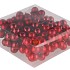 GLASS BALL CHRISTMAS RED 25MM P/144