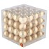 GLASS BALL COMBI CHAMPAGNE 40MM P/64