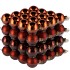 GLASS BALL COMBI BROWN 40MM P/64