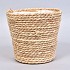 ZEEGRAS STRAW NATUREL POTMAND 22X22CM