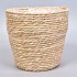 ZEEGRAS STRAW NATUREL POTMAND 24X24CM
