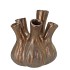 AGLIO BRONZE VASE 17X20CM