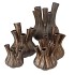 AGLIO BRONZE VASE 17X20CM