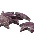 NATURE COCONUT STAR METALLIC AUBERGINE P/12 11CM