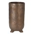 ST TROPEZ BRONZE VASE 13X25CM