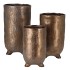 ST TROPEZ BRONZE VASE 13X25CM