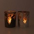 RUBY BROWN/GOLD T-LIGHT FORREST ASS 15X15CM  NM