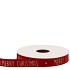 RIBBON VELVET CHRISTMAS 21 WARM RED 5MX15MM
