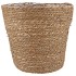SEAGRASS STRAW BASKET POT BROWN 32X32CM