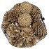 NATUUR OOSTENRIJKERS WIT/GOUD IN NETJE P/20 NM