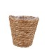 SEAGRASS STRAW BASKET POT BROWN 12X12CM