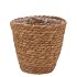 SEAGRASS STRAW BASKET POT BROWN 16X16CM