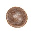 SEAGRASS STRAW BASKET POT BROWN 16X16CM