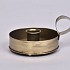DECO HAND KANDELAAR GOUD ROND 9X12X6CM