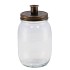 CANDLE JAR GOLD 11X17CM NM