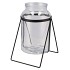 MELKBUS VAAS IN METALEN REK 21X18X30CM