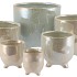 ST TROPEZ CREAM PEARL POT 12X12CM