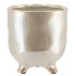ST TROPEZ CREAM PEARL POT 14X15CM