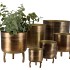 DOBRA POT OUD GOUD METAAL 14X16CM