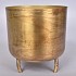 DOBRA POT OUD GOUD METAAL 16X18CM