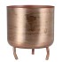 DOBRA POT OUD ROZE METAAL 16X18CM
