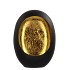 MARRAKECH BLACK/GOLD EGG T-LIGHT 20X10X28CM