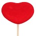 PICK HART VILT RED 6X6+ STICK 50CM P/1