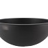 SCANDIC BLACK BOWL 40X16CM