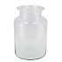 GLASS MILK BOTTLE VASE ECO 17X25CM