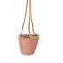 TRIPOLI HANG BASKET PINK  16X15CM NM