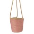 TRIPOLI HANG BASKET PINK 23X23CM NM