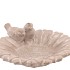 CONCRETE BIRD BOWL SUNFLOWER 24X22X8CM
