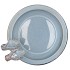 IRON STONE BIRD BOWL GLAZED BLUE 28X5CM NM