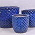 MALAYSIA POT ANANAS BLAUW 38X30CM 3DLG