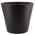 VINCI MATT BLACK CONTAINER POT 29X26CM