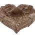 CONCRETE GOLD HEART WINGS 19X8CM NM